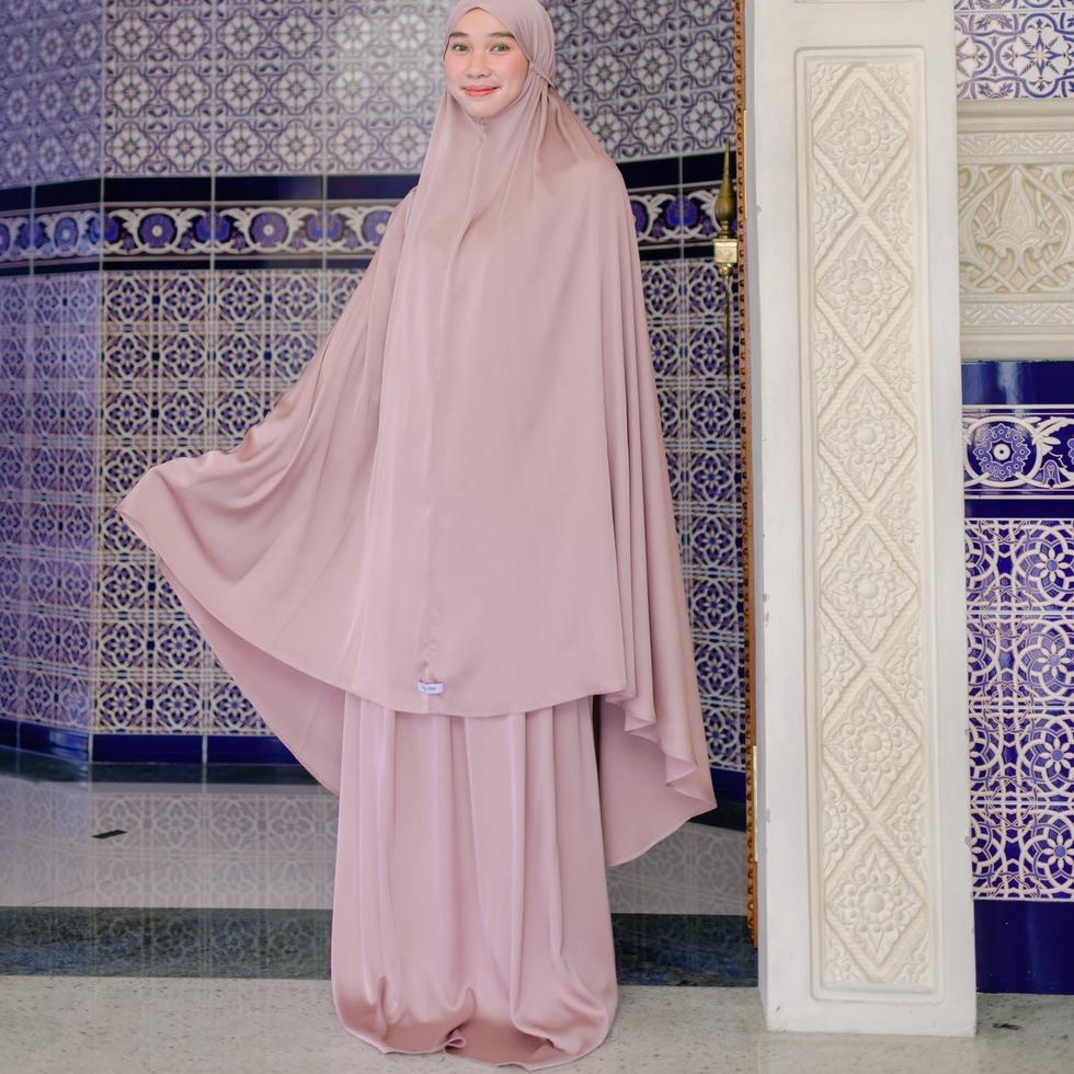 BIG SALE Lozy Hijab - Medina Prayer Set ( Mukena Satin Silk )