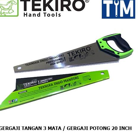 ۞ TEKIRO Gergaji Tangan 3 Mata / Gergaji Potong ❉