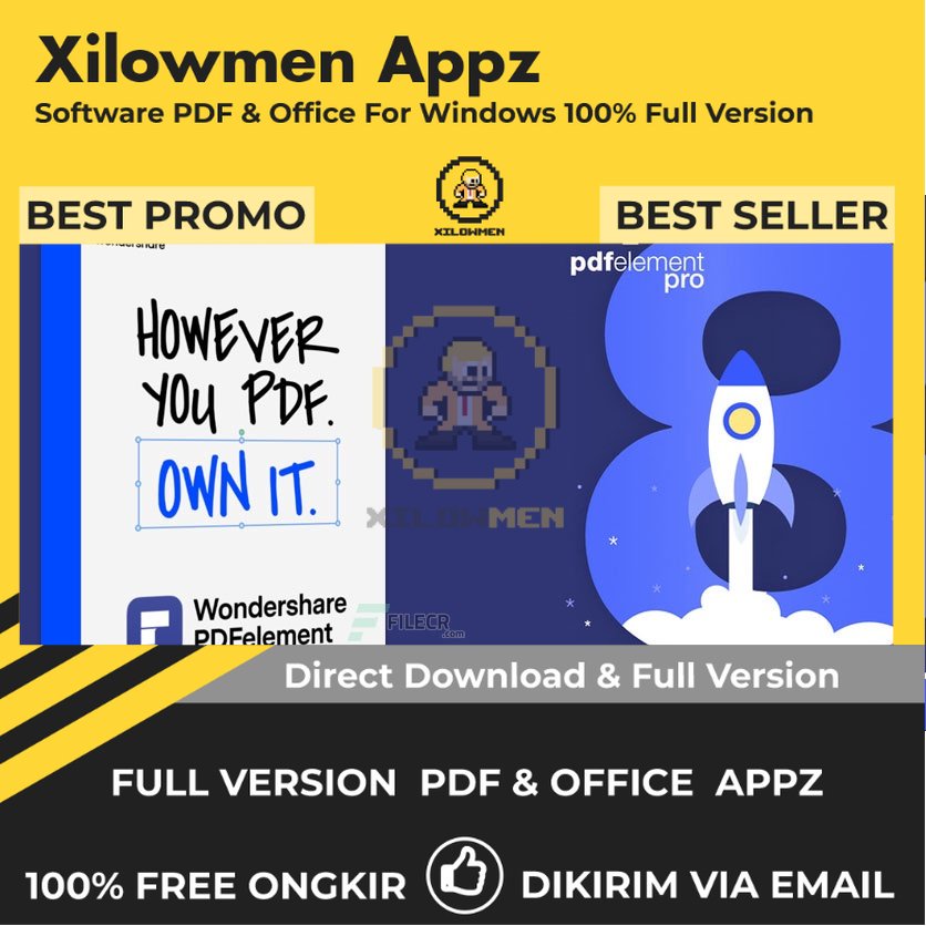[Full Version]  Wondershare PDFelement Professional Pro PDF Office Lifetime Win OS