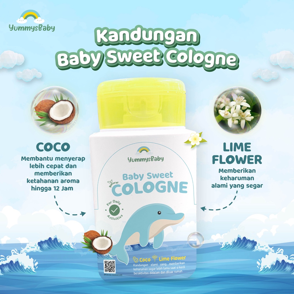 PERA715 YUMMYS BABY SWEET COLOGNE PARFUM BAYI 100ML