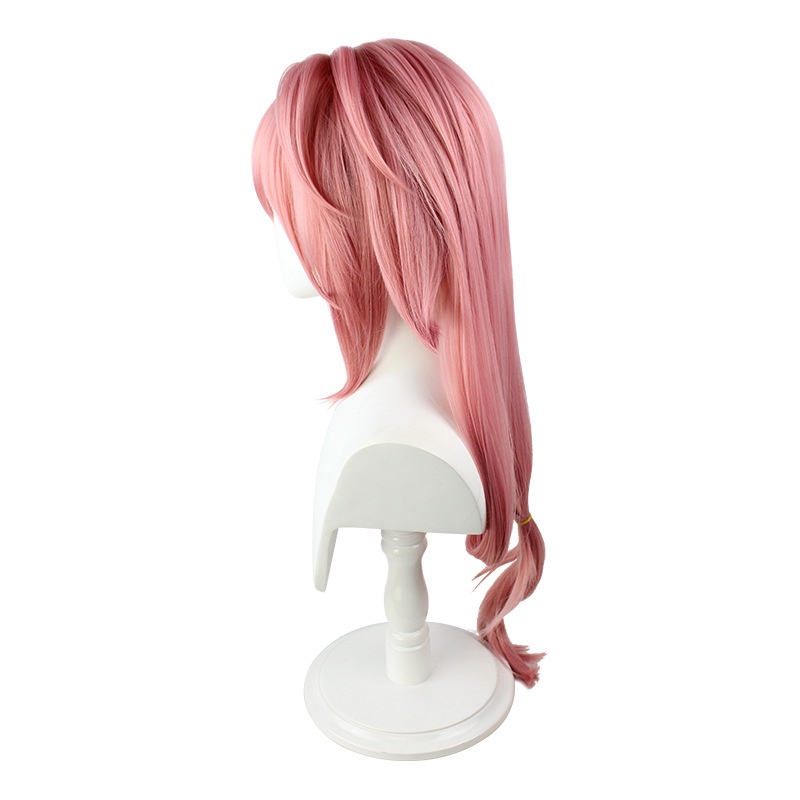Genshin Impact Dampak cos Wig Rambut Cosplay Rose Red