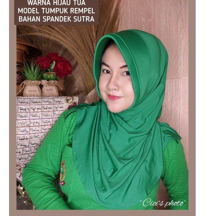 Cod JILBAB PSO OLAHRAGA PERSIT ( warna hijau sesuai mupus ) - Trendy 