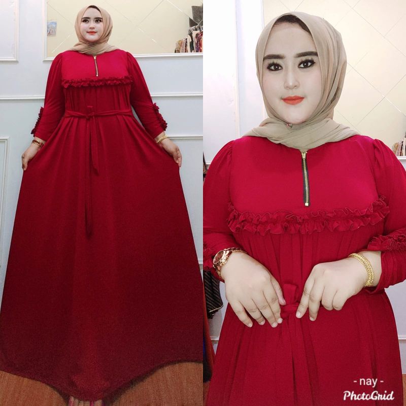 Gamis Livina/Dress Livina/Gamis Bumil Ibu Hamil/Dress Bumil/Dress Rumahan/Dress Kondangan