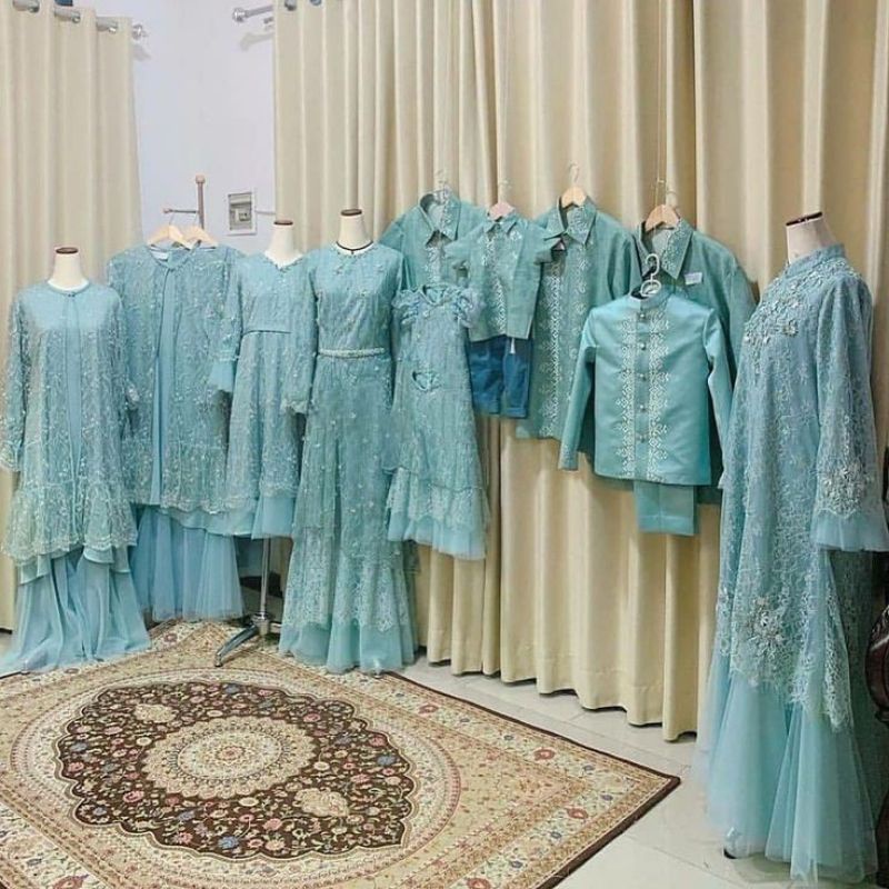 jahit coupe sarimbit kemeja hem gamis gaun dress couple anak couple keluarga JASA JAHIT