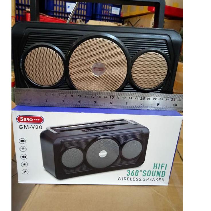 ✶ SPEAKER BLUETOOTH GM-V20 5BRO SEGEL FC active speaker salon ♩