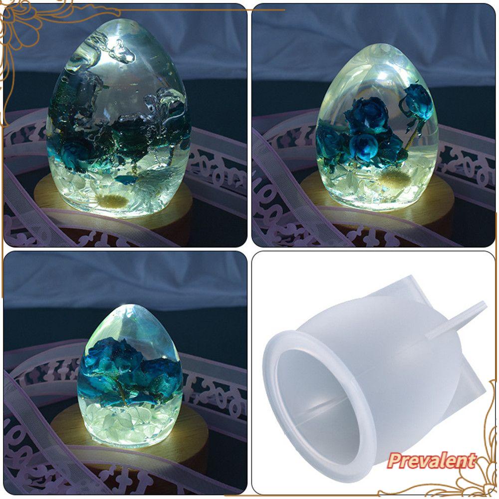 Preva Lampu Malam Cetakan Resin Ornamen Kreatif Membuat Perhiasan Alat Cetakan Silikon Bola Langit Berbintang