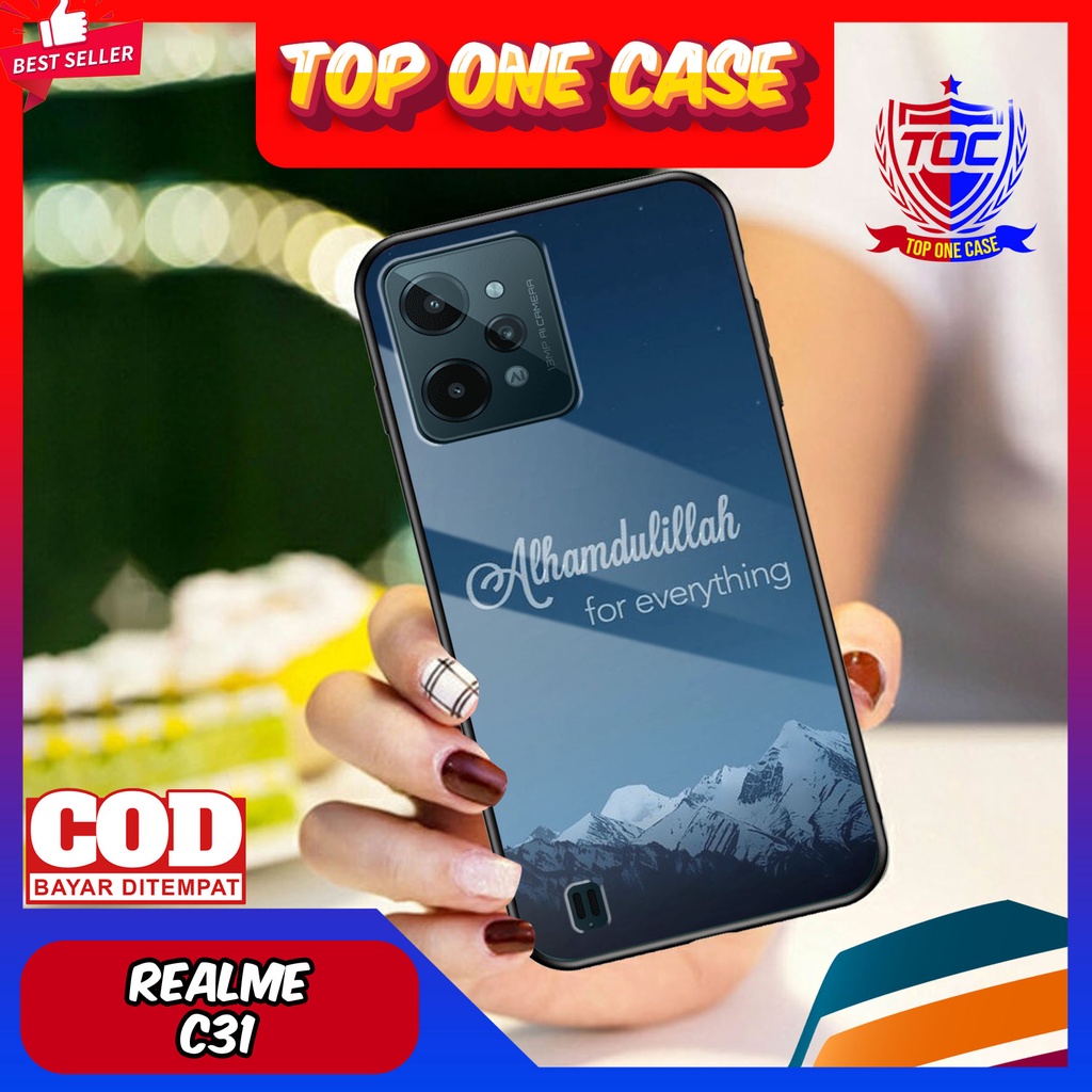 Case REALME C31 - Casing REALME C31 Terbaru 2021 TOP ONE CASE [  MOTIF QUOTES ] Silikon REALME C31 -
