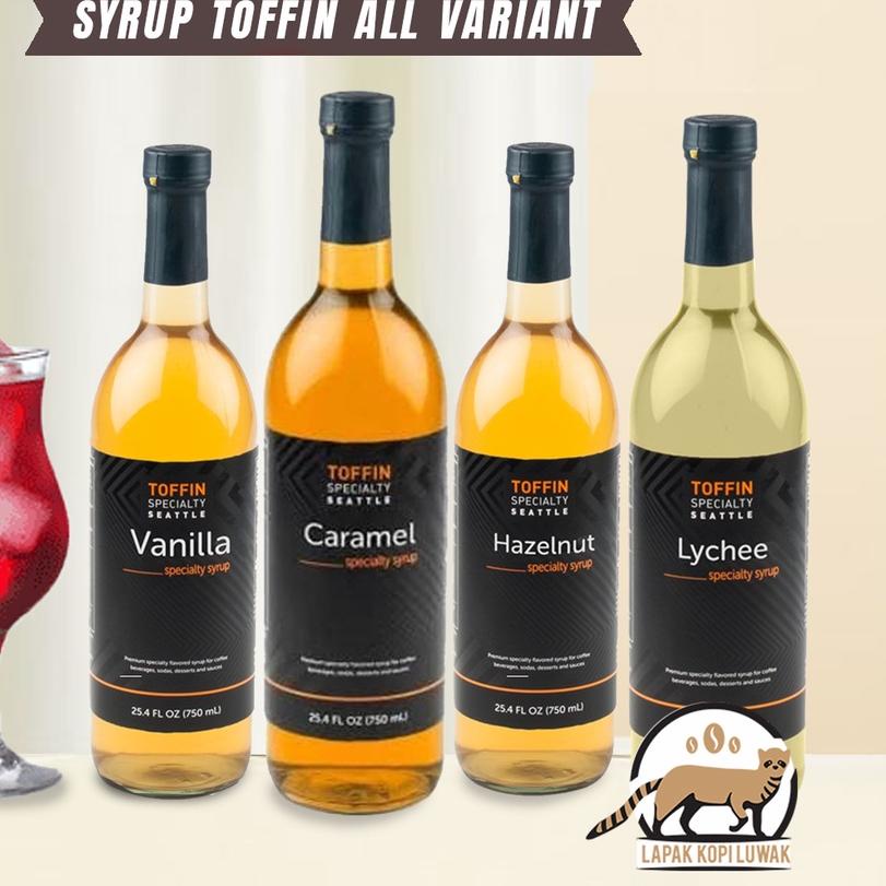 

➾ Toffin Syrup All Variant - Sirup Toffin Caramel, Hazelnut, Lychee, Vanilla, Jamaican Rum ❄