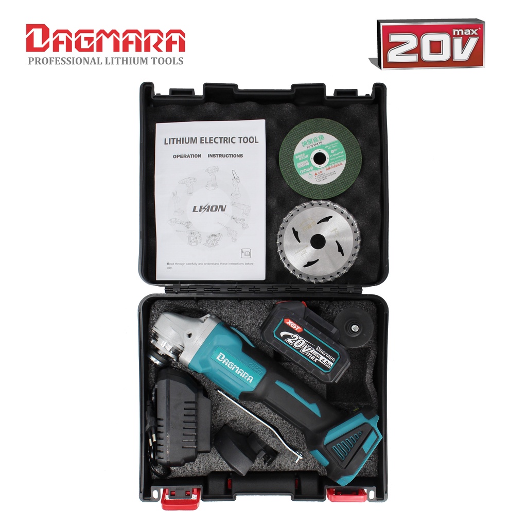 DAGMARA Y0099 Mesin Gerinda Baterai Tangan / Cordless Angle Grinder