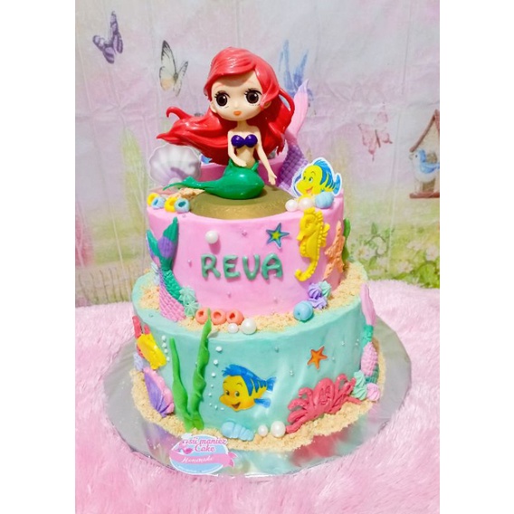 

kue ulang tahun mermaid
