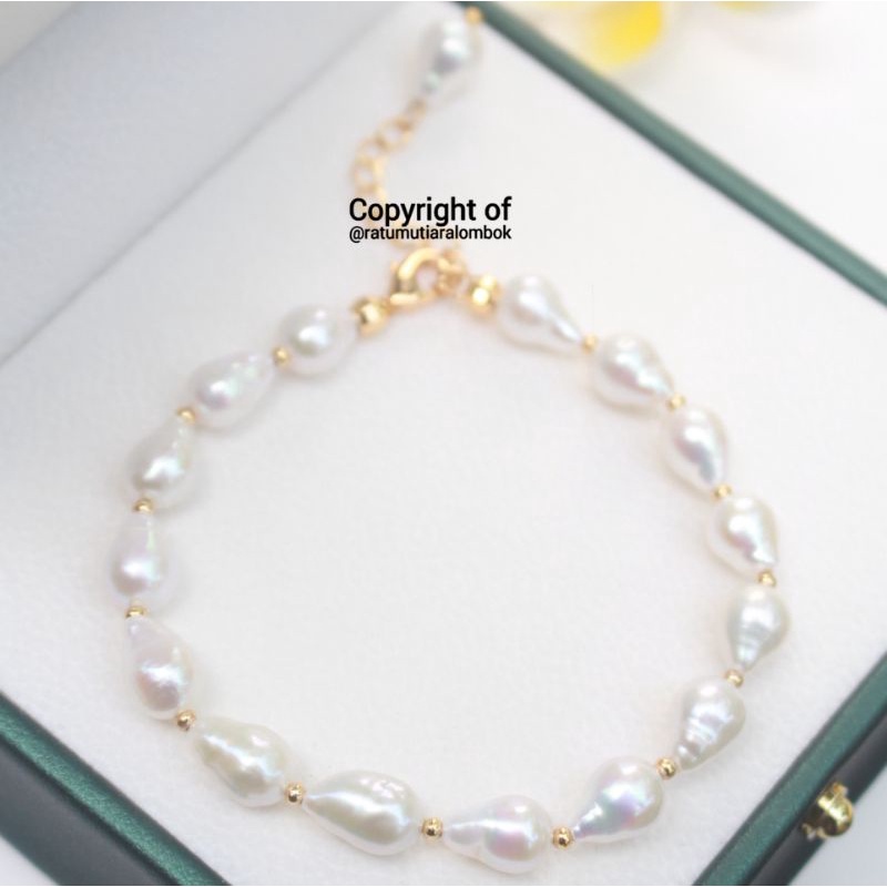 GELANG MUTIARA ASLI LOMBOK GELANG MUTIARA TAWAR GELANG MUTIARA BAROQUE GELANG MUTIARA AIR TAWAR GELA