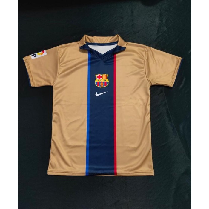 Jersey Barcelona 2003 Away Full Printing Kualitas Terbaik