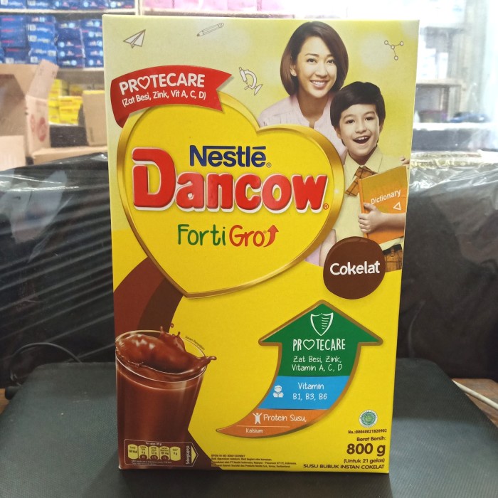 

[ COD ] Dancow Fortigro Instant Coklat Box 800gr