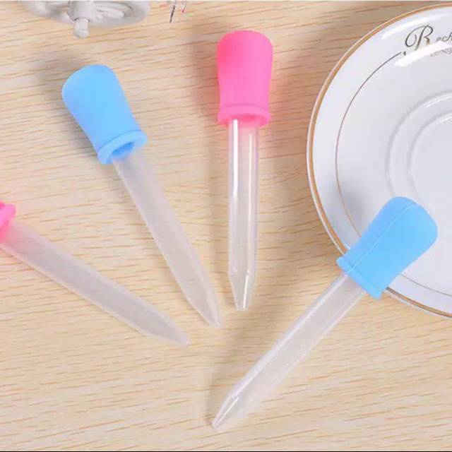Pipet Tetes Obat Bayi Anak | Pipet Kaca | 5 ml | Baby Medicine Feeder | Alat Bantu Minum Obat Anak B