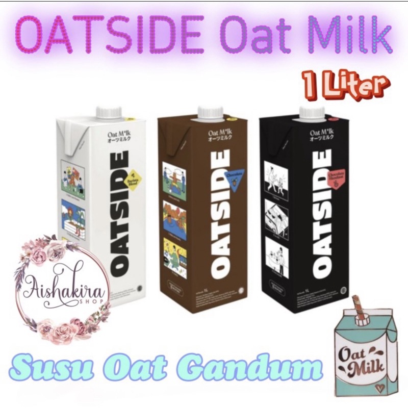 OATSIDE Oat Milk Barista Blend/Chocolate/Hazelnut Susu OAT Gandum 1 L