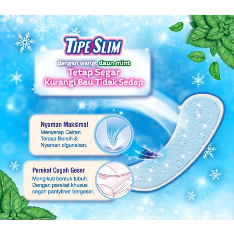 Charm Cooling Fresh Pantyliner isi 32 pads Pembalut Wanita