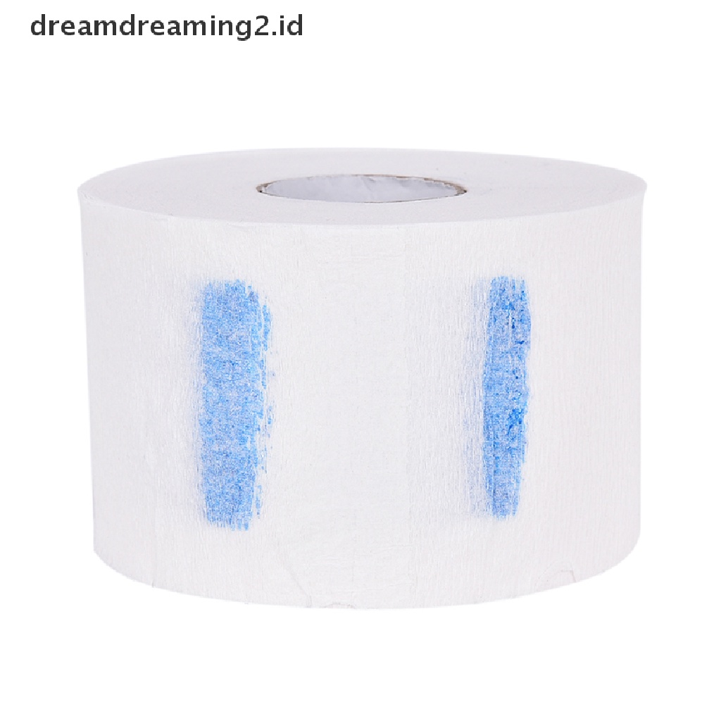 (dream) Hair Cutg Neck Ruffle Roll Paper Disposable Hairdressing Collar Penutup Leher.