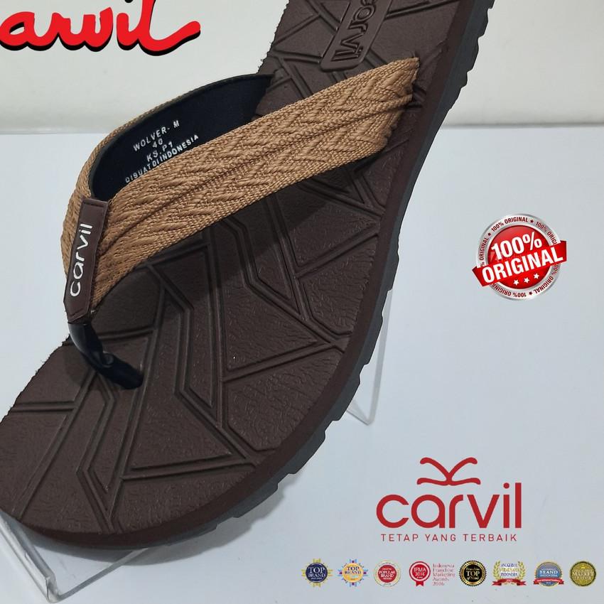 ❈ Sendal Jepit Carvil Pria Premium WOLFER & RENALDO & PIAGIO Adventure Original [DeSutan Store] ➻