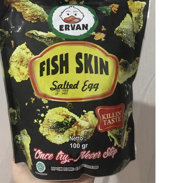 

☉ Fish skin salted egg ervan irvins ➹