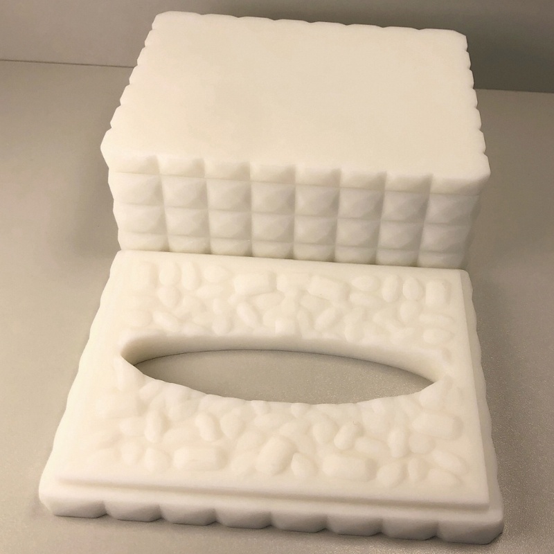 Sa Kotak Cetakan Silikon Resin Cetakan Kristal Untuk DIY Pot Bunga Pernak Pernik Kotak Tissue Box