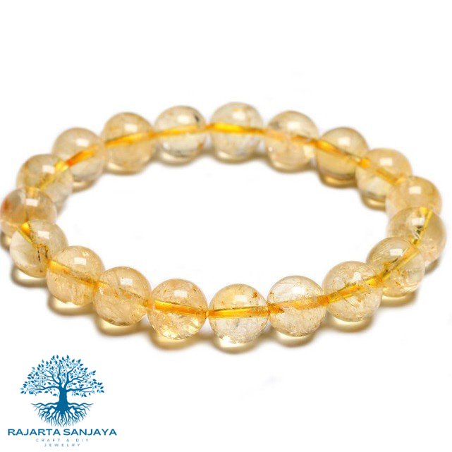 Gelang Batu Natural Citrine 8Mm