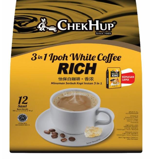 

STAR Chek hup king ipoh white coffee 3 in 1 ed terpanjang isi 12 sachet