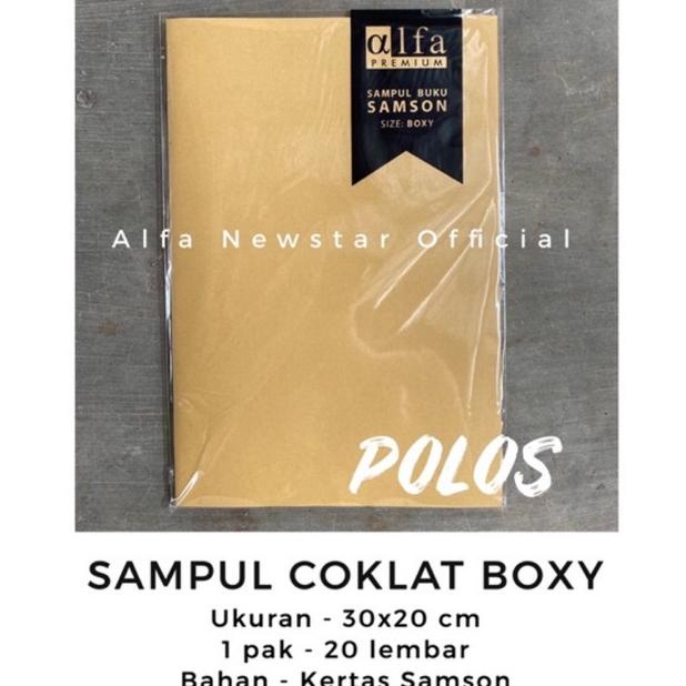 

Q79 Sampul Buku Coklat Samson Polos ukuran Boxy PENJUALAN TERBANYAK ㍽