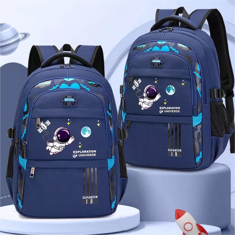NEW Product - Tas Ransel anak laki laki - Tas Ransel Anak Tas Ransel Anak Laki laki Waterproof motif Astronot tas sekolah Anak TK SD SMP Ransel Import ransel tahan air kado ultah anak cowo