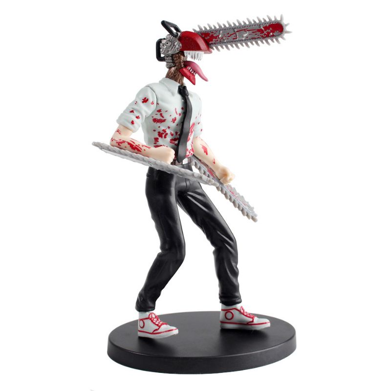 Figure Chainsaw Man Denji Power Aki Makima Miniatur Pajangan Hiasan