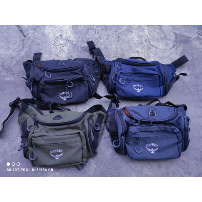 Tas Waistbag Pria Selempang Slingbag Multipungsi Waterproof Viral