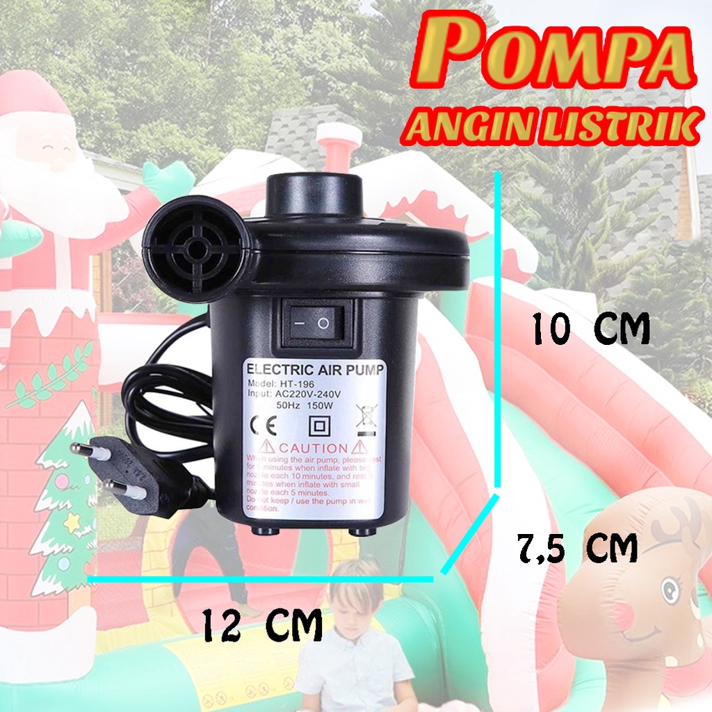 Pompa Angin Listrik 2IN1 AC Electric Air Pump/ Pompa Kolam