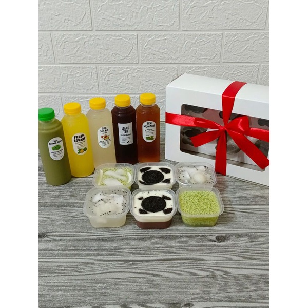 

Hampers mix puding dan minuman