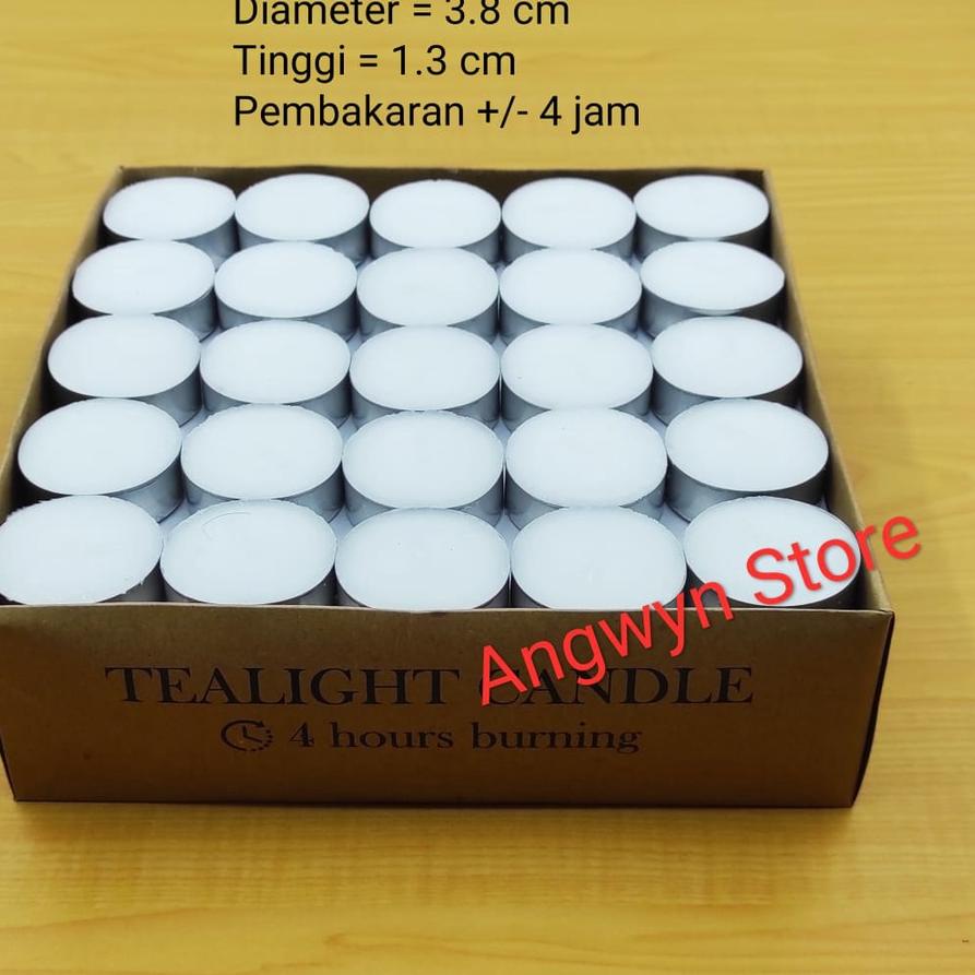 ➴ Lilin Tealight / Lilin Aroma Terapi / Lilin Kaleng isi  ◙