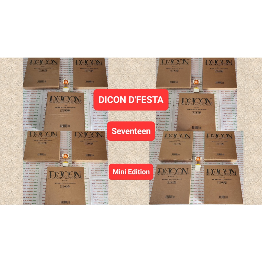 Seventeen DICON D'FESTA [Dispatch 10th Anniversary] Mini Edition Official Album SEALED