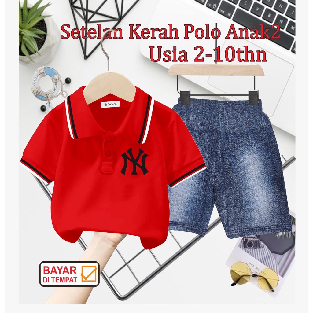 ((IB))SETELAN ANAK2 KERAH POLO/NJ DIGITALSABLON