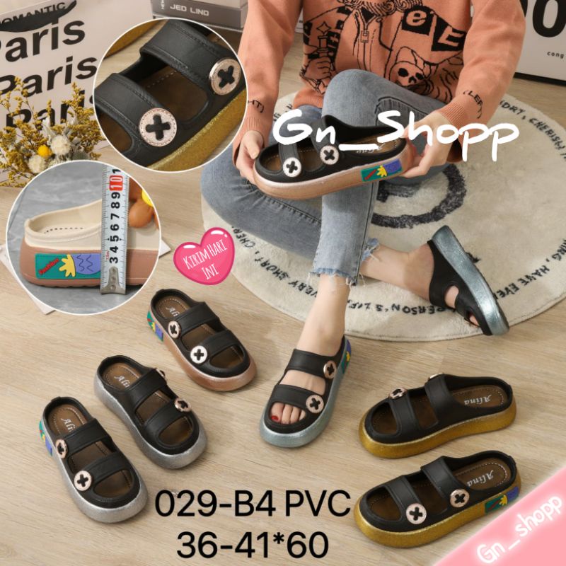 Sandal Selop Wanita Ban 2 PIN BLC 029-A2