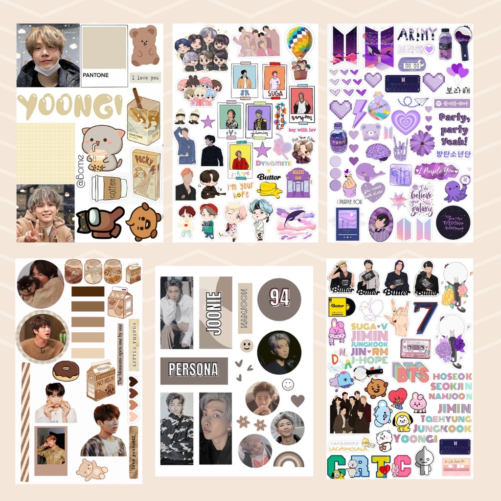 

[PART 1] BTS Sticker Pack Doff | Journal Sticker | Tumblr Sticker | Stiker HP/Laptop/Tumblr/journal