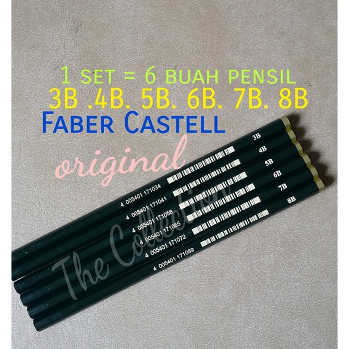 

BISA COD READY ATK0235FC Paket isi 6 Pro Pensil 8B 7B 6B 5B 4B 3B Sketsa Faber