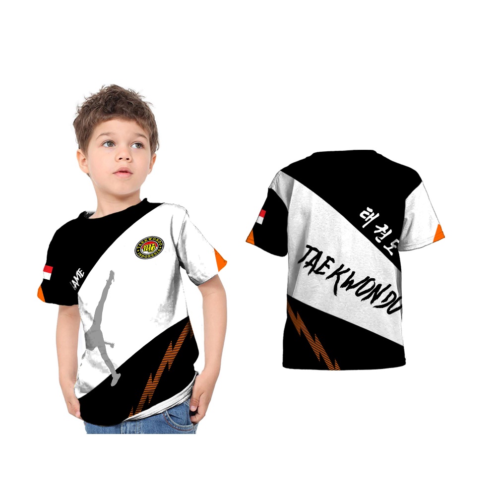 Kaos Baju Anak Jersey Olahraga Taekwondo Karate Korea 02 Bisa Custom Fullprint Custom