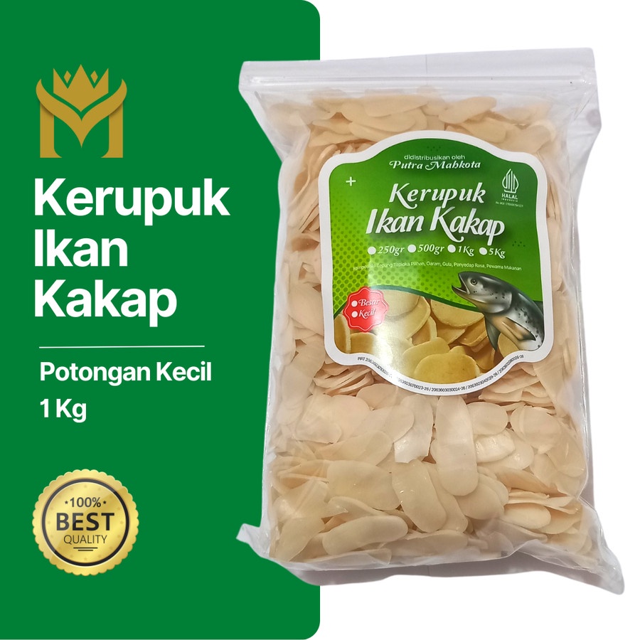 

Kerupuk Ikan Kakap Mentah Potongan Kecil 1 Kg