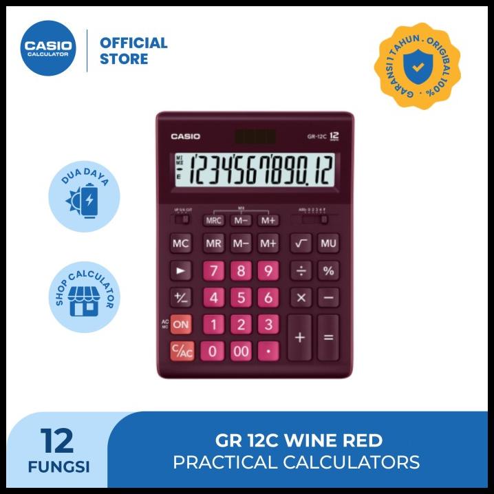 

Casio Calculator Gr-12C Wr