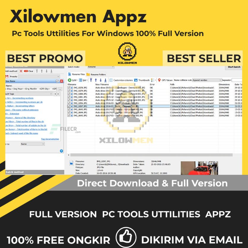 [Full Version] Advanced Renamer Pro PC Tools Software Utilities Lifetime Win OS