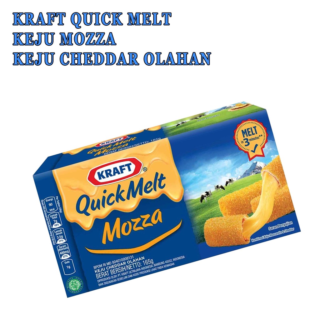 Quick Melt* Kraft* Keju Cepat Leleh* 165g