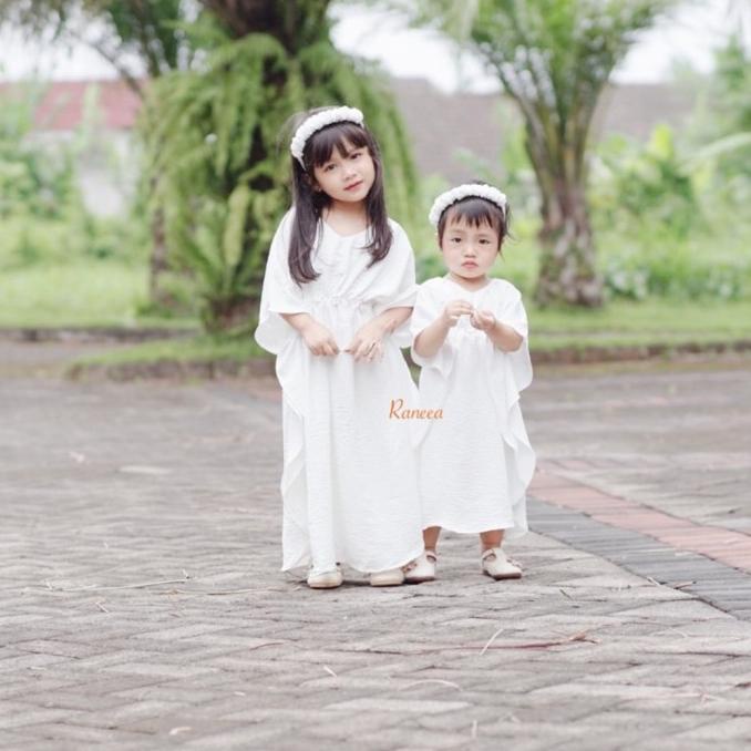 Raneea - Kaftan Couple Zara Mom And Kids Kaftan Baju Lebaran Kf06