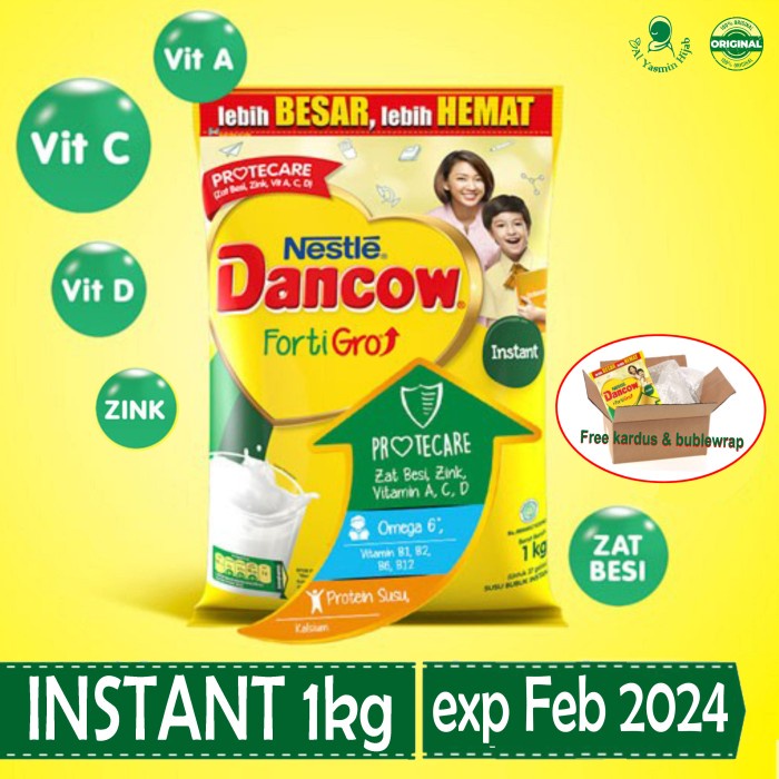 

[ COD ] DANCOW 1kg FortiGro Instant Pouch 1 Kg
