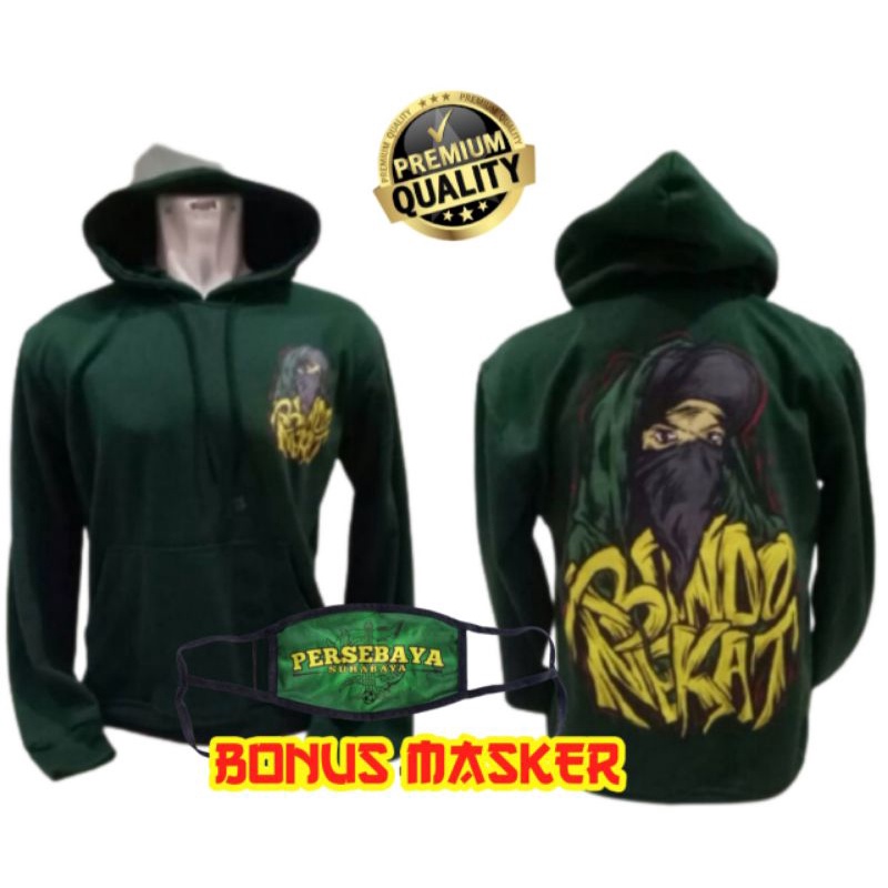 HOODIE JAKET JAMPER BONEK PERSEBAYA ORIGINAL PREMIUM DEWASA CEWEK COWOK