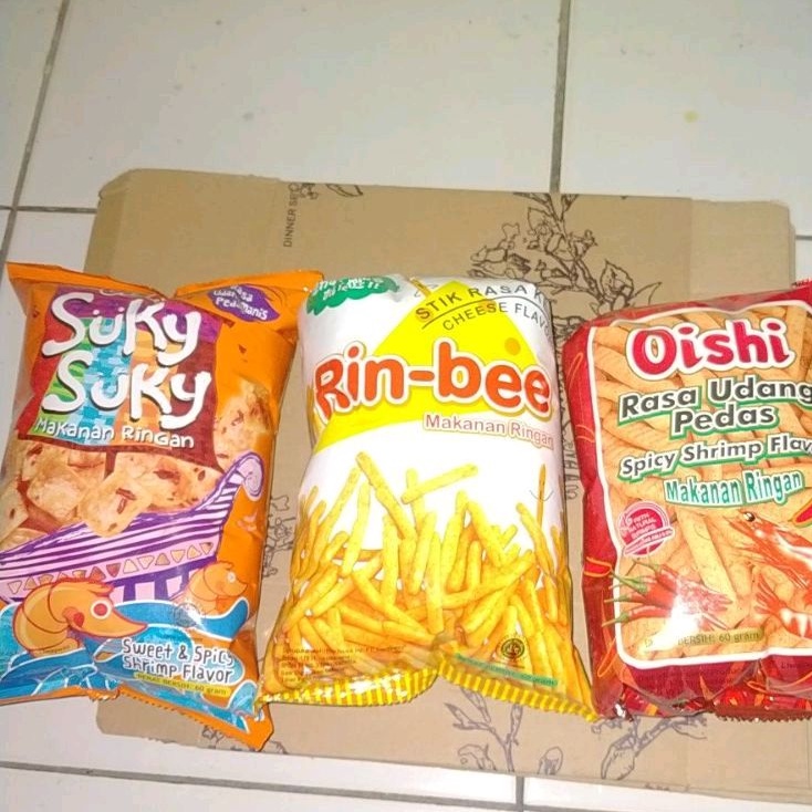 

oishi//suky-suky/rin-bee//Potabee 60gram