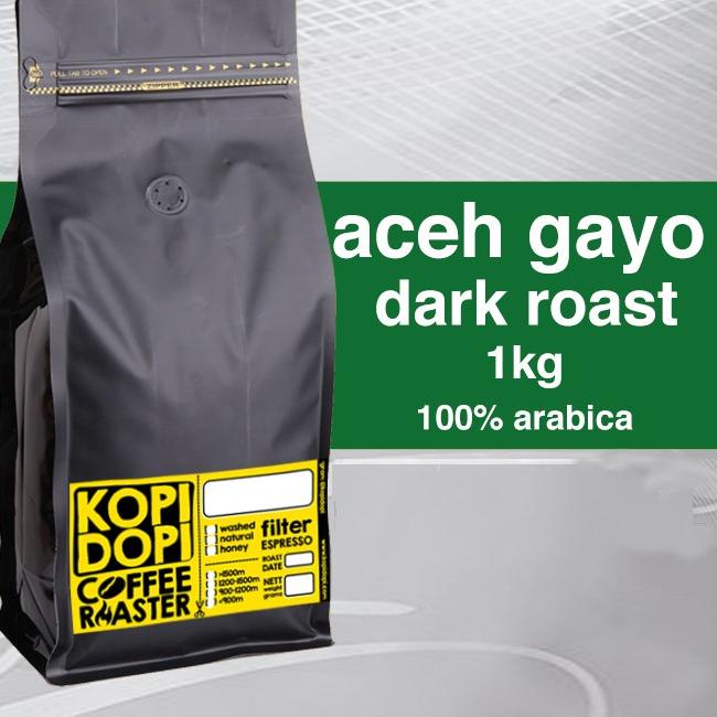 

○ Kopi Arabika Aceh Gayo Starbucks Style Sumatra Dark Espresso Roast 1kg 1 kilo kg ♜