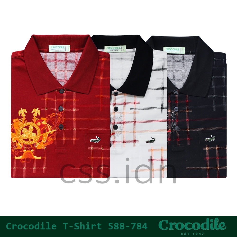 Kaos Kerah Pria Crocodile 588-784