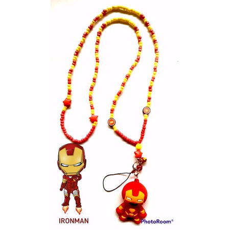 Lanyard ID Card / Strap ID Card /Strap HP / kalung Superhero by Manik-manik